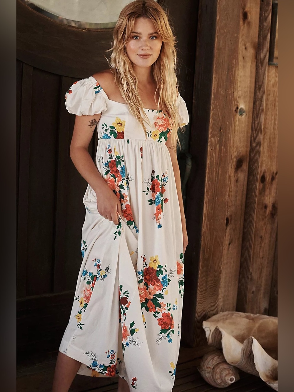 Free People Daydream Midi Dress